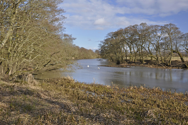 Oxbow lake in Autumn
