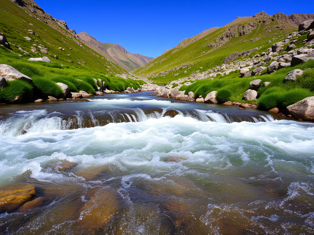 Mountain-born flotsam

and foam, eddying, trapped in

whirling cataracts.